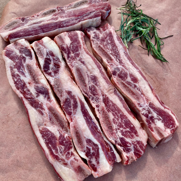 Grass Finished Short Ribs, Flanken Cross-cut – Turkey Knob Cattle Co.